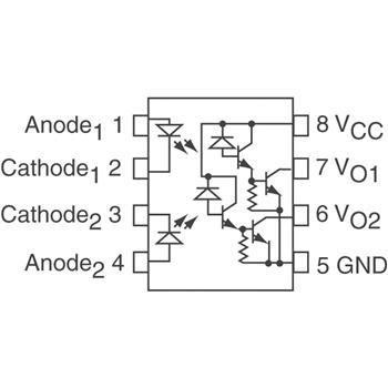 供应HCPL-2730-000E隔离器，Avago Technologies US Inc.品牌隔离器HCPL-2730-000E 原装现货
